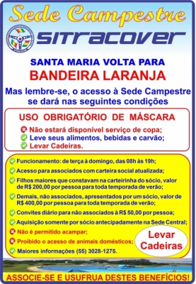 CARTAZ BANDEIRA LARANJA