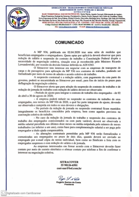 COMUNICADO