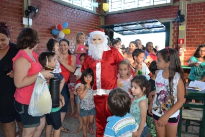 Chegando com as crianças